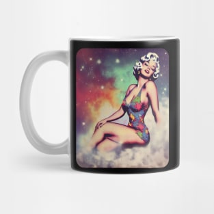 retro woman Mug